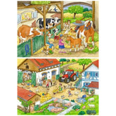 Ravensburger - Gelukkige Landleven - 2x24 Stukken - Puzzels